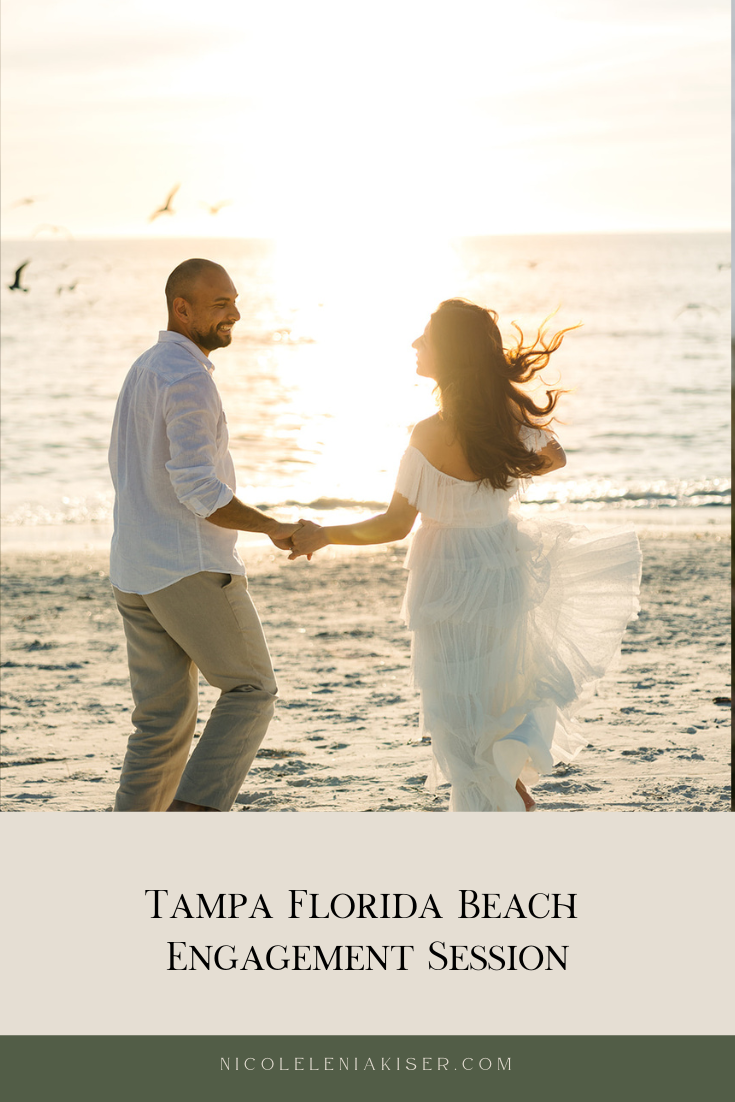 Tampa Florida Beach Film Engagement Session