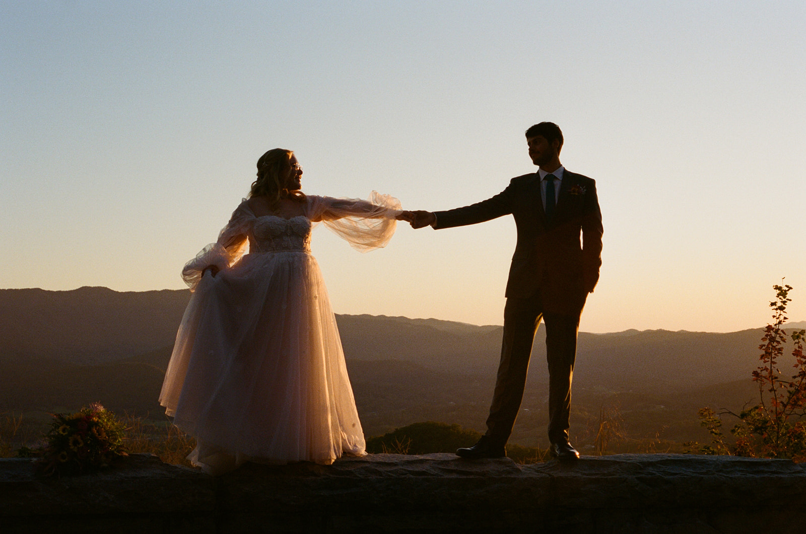 Film photography at a National Park Elopement