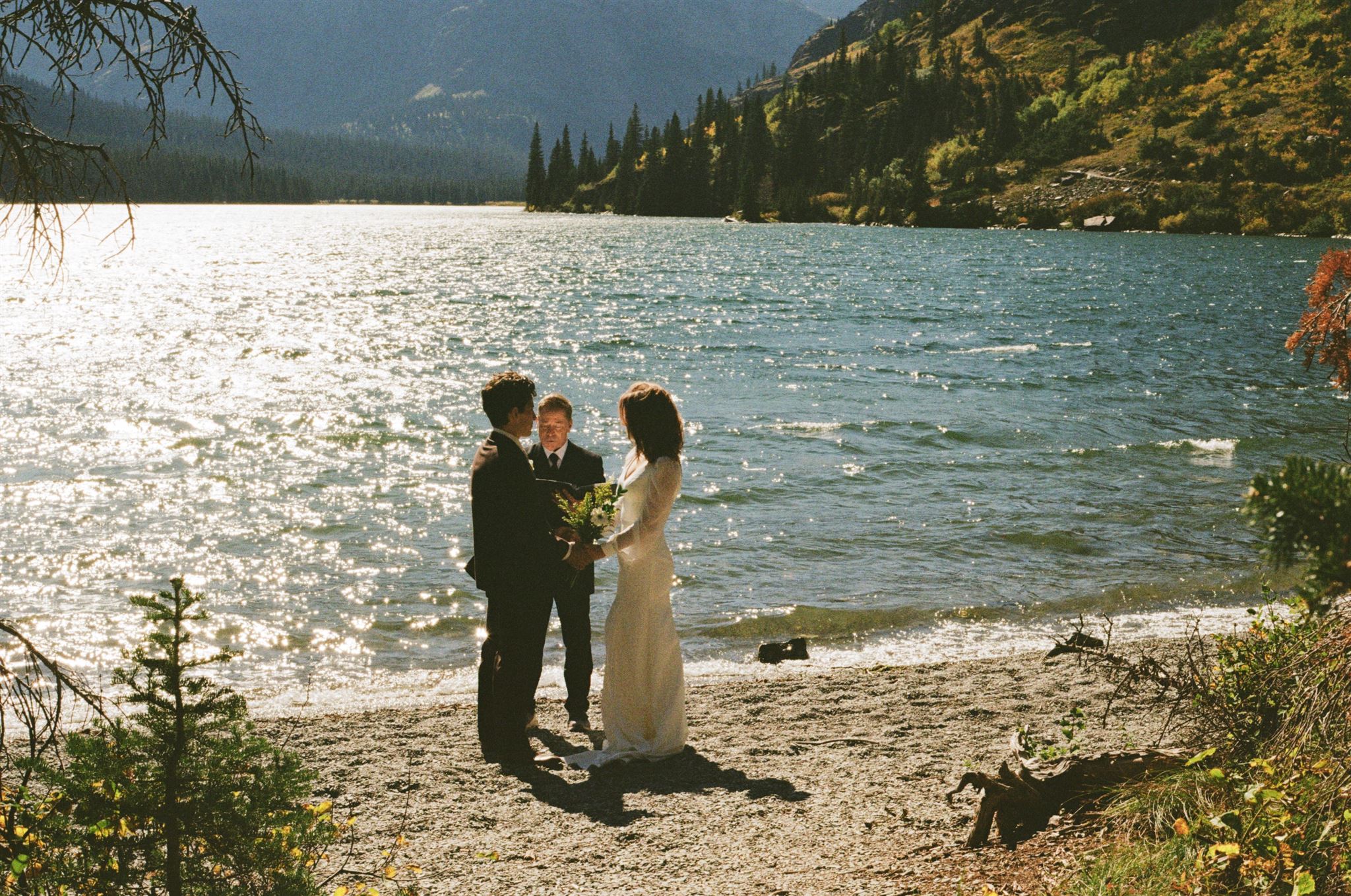 Film Glacier Wedding Photos