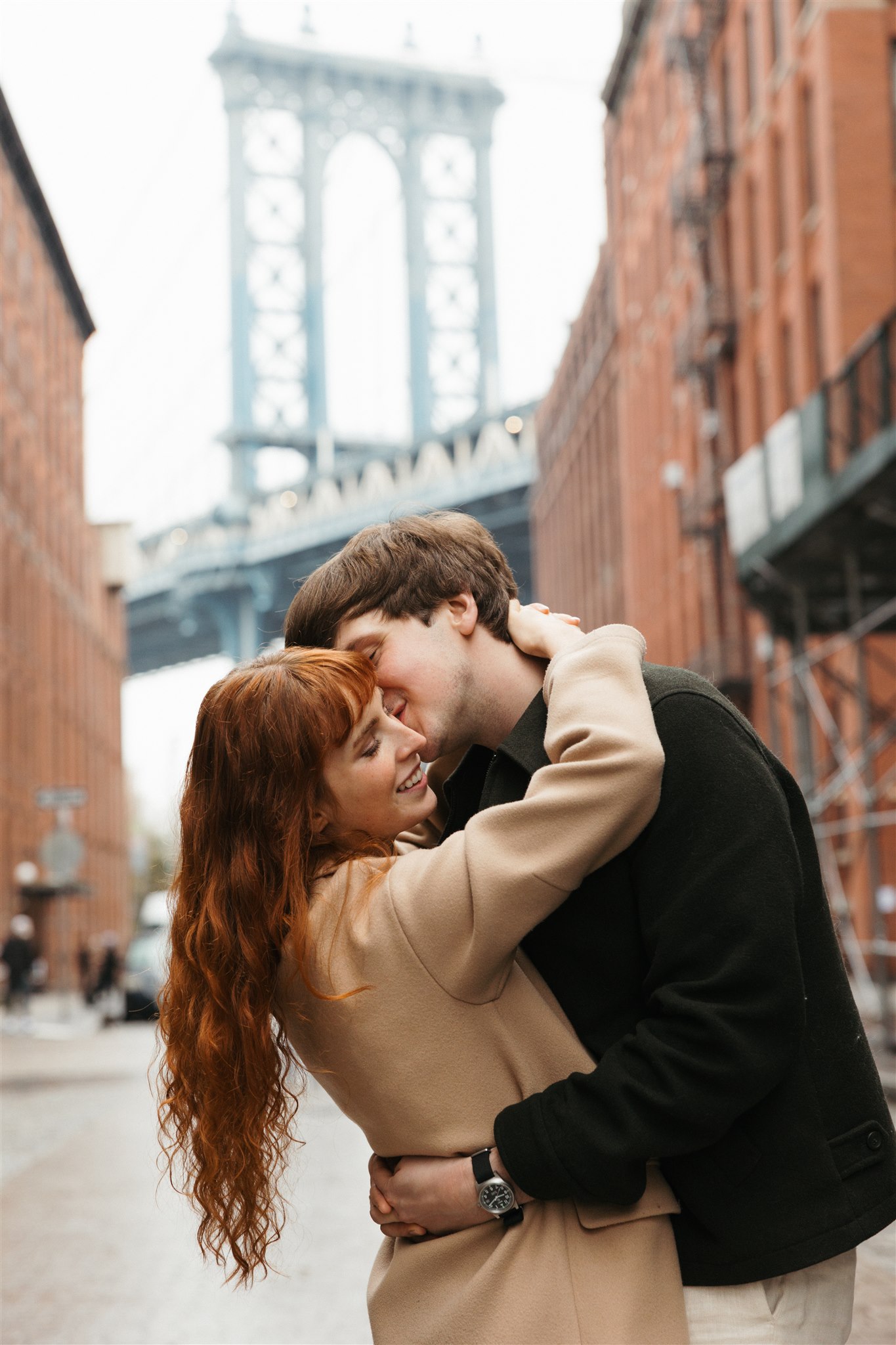 Dumbo NYC engagement session