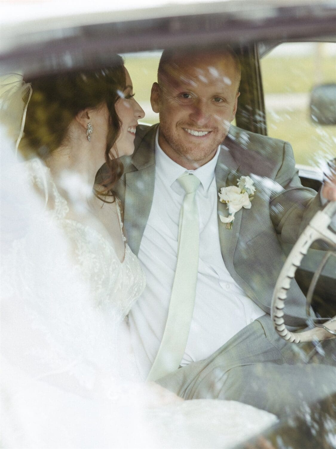 Nashville Vintage Car Wedding Photos