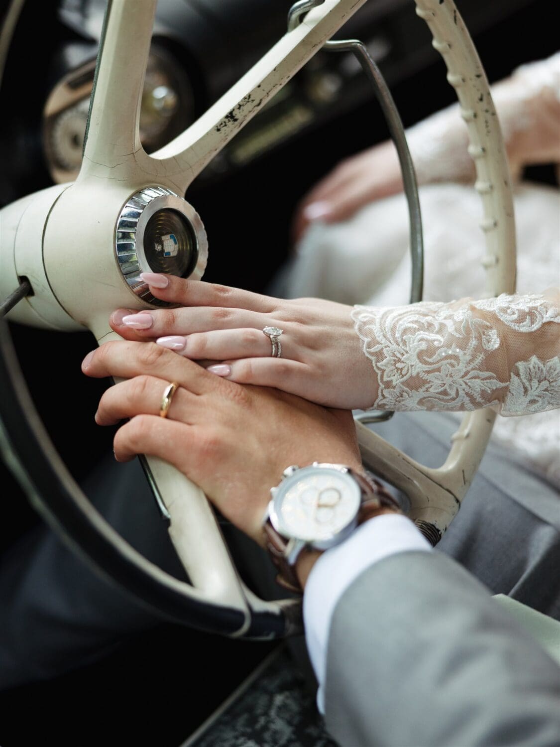 Nashville Vintage Car Wedding Photos