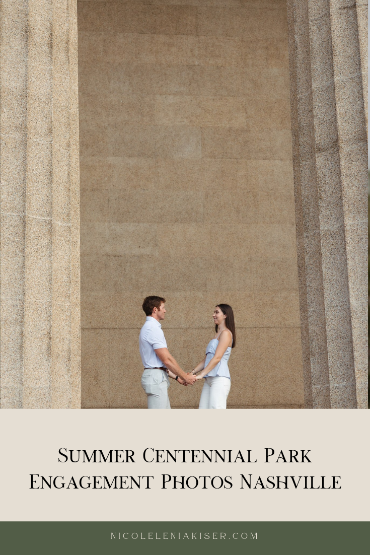 Summer Centennial Park Engagement Photos Nashvile by Nicole Kiser