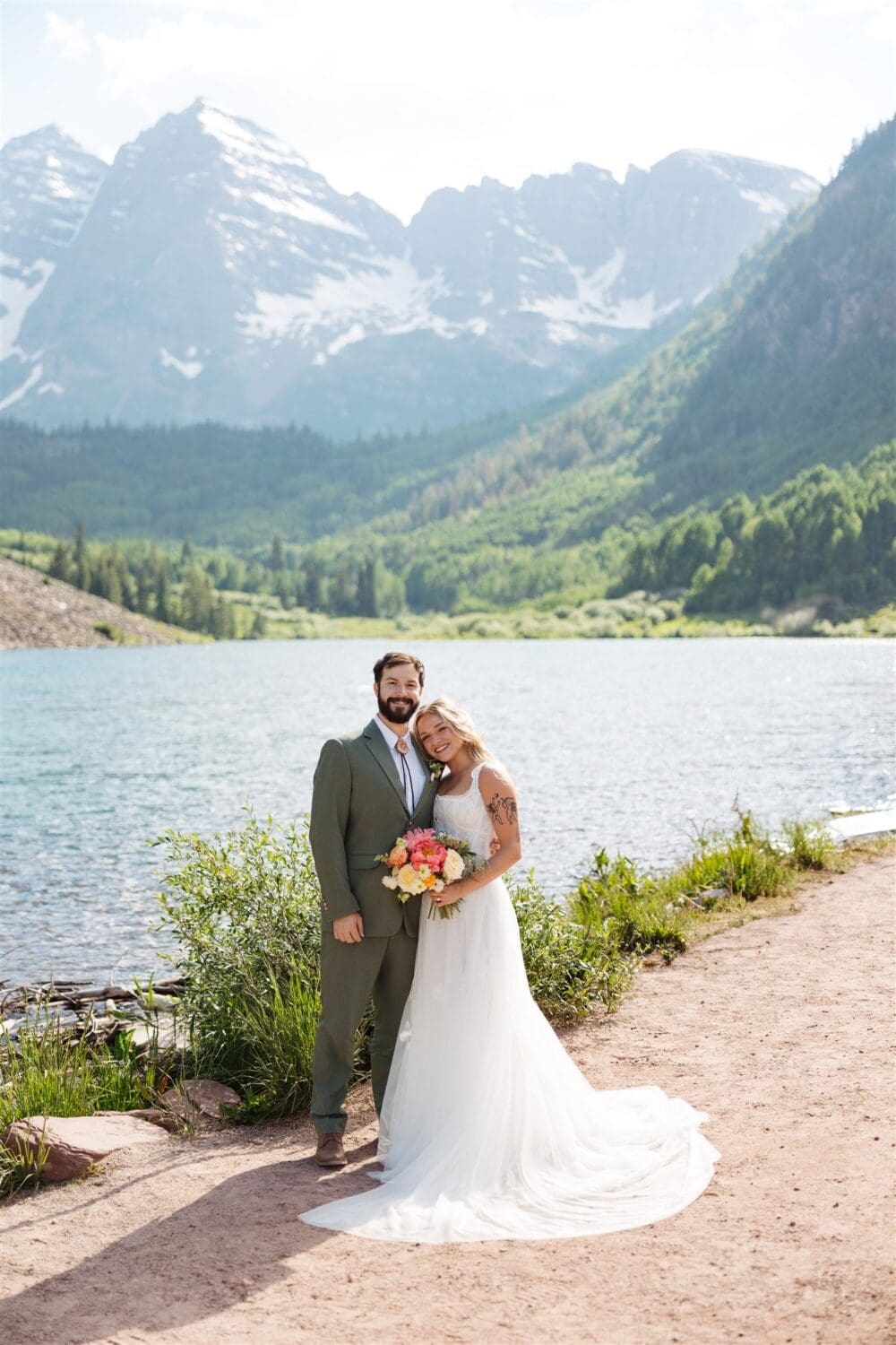 Summer Maroon Bells Elopement