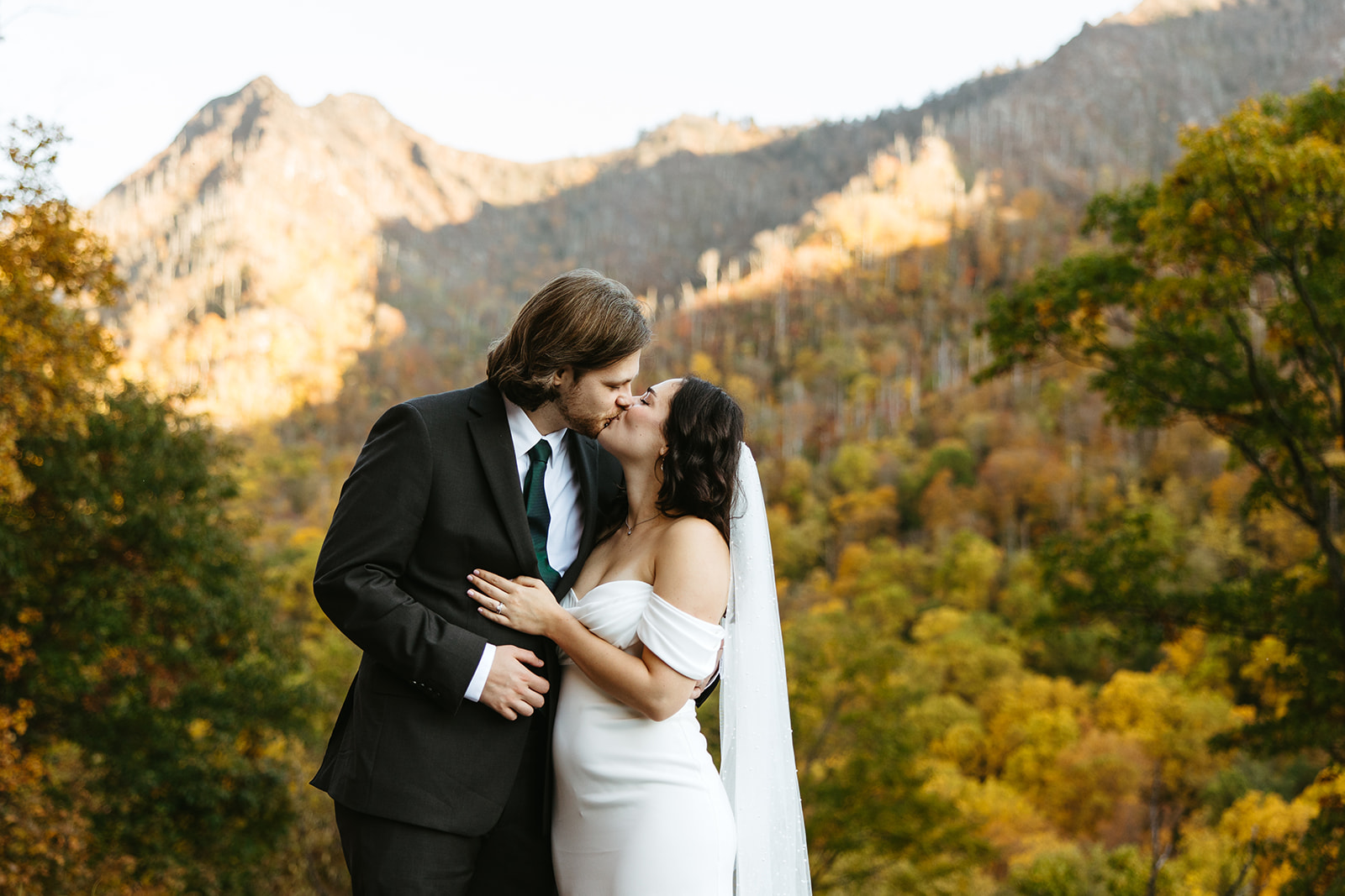 Fall Great Smoky Mountains Elopement Nicole Kiser