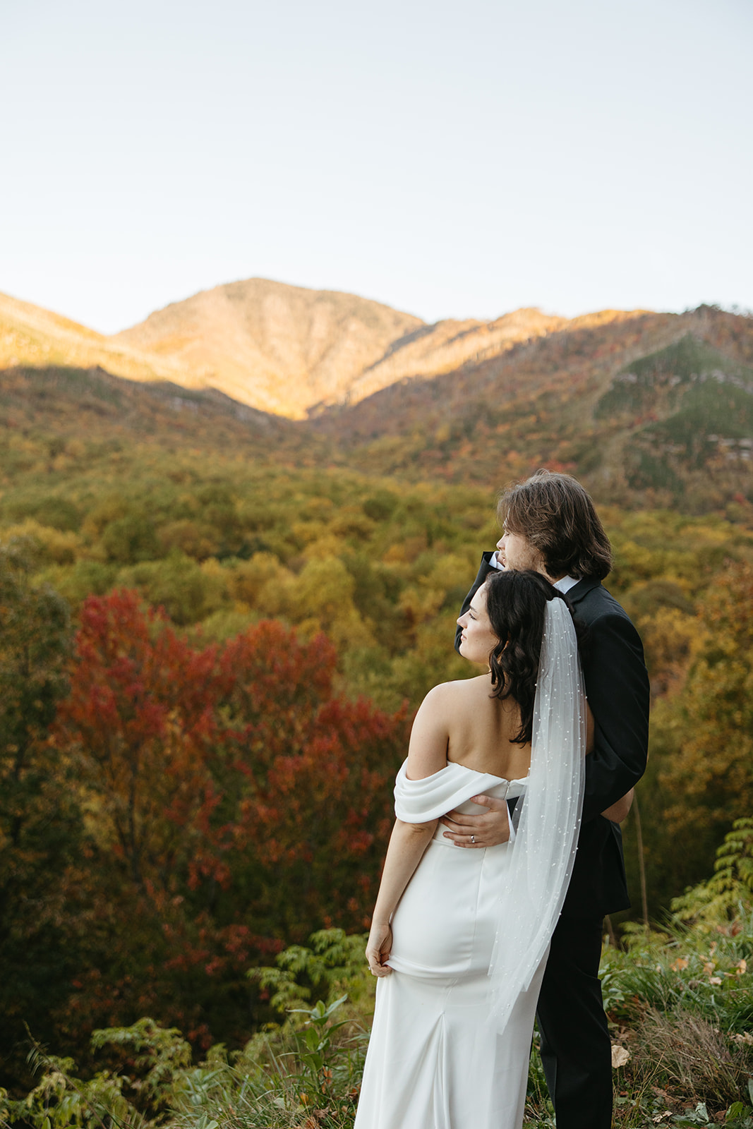 Fall Great Smoky Mountains Elopement Nicole Kiser