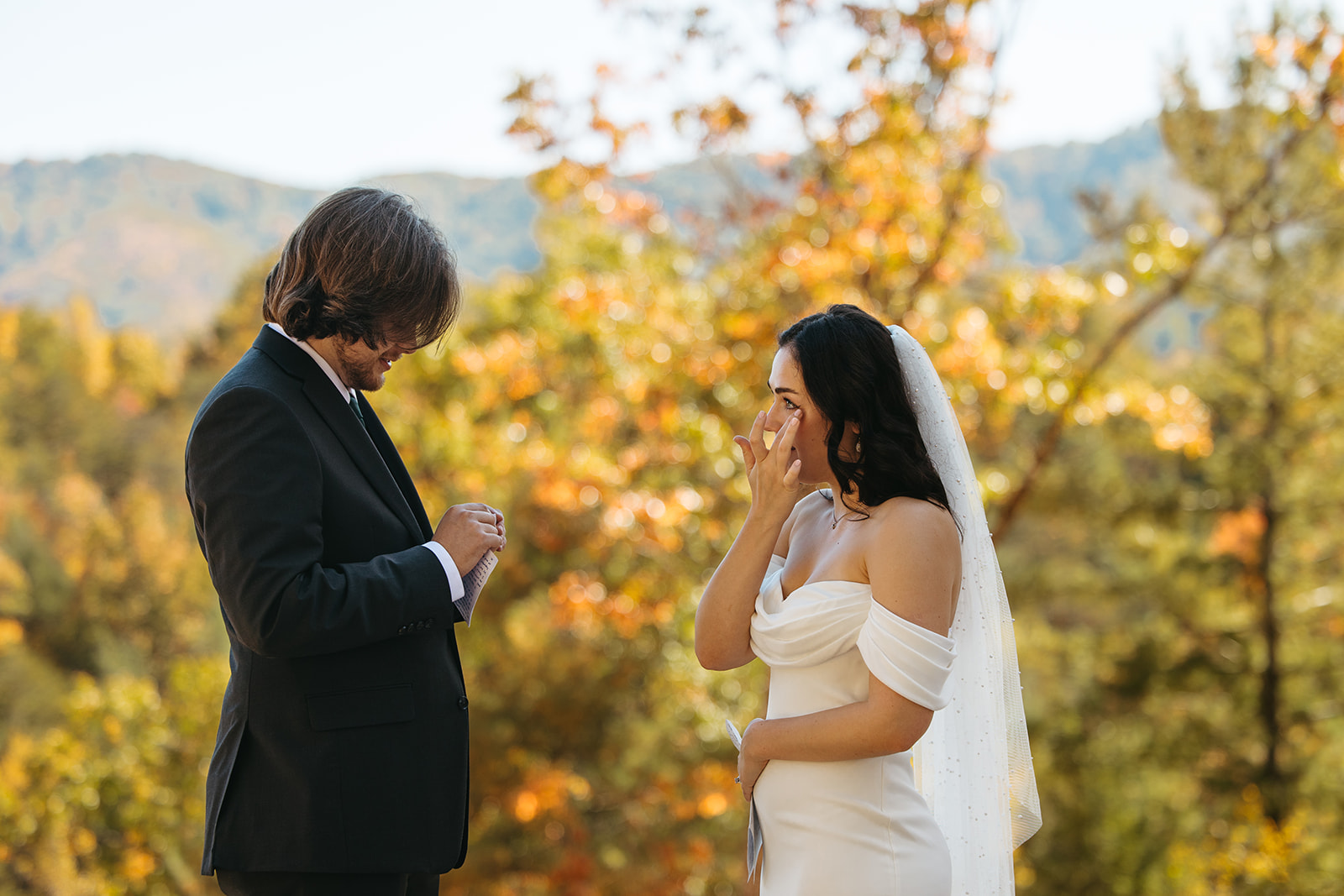 Fall Great Smoky Mountains Elopement Nicole Kiser