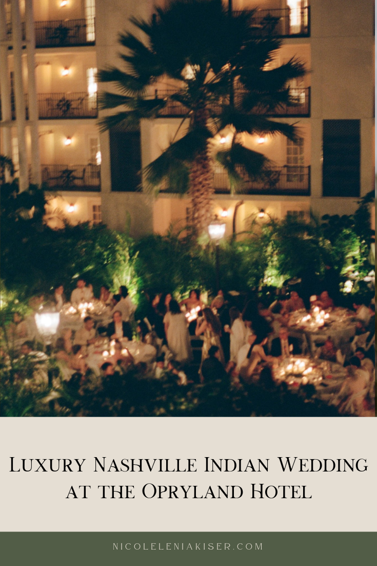 Luxury Nashville Indian Wedding at the Opryland Hotel by Nicole Kiser
