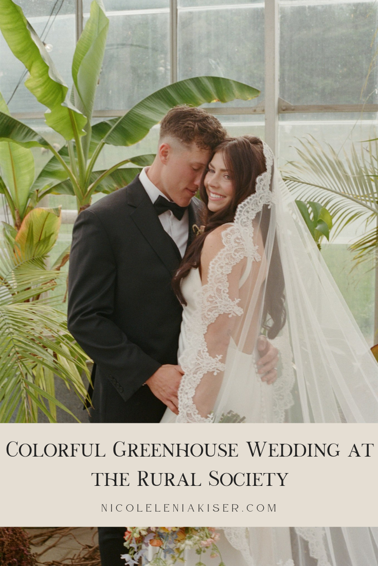 Colorful Greenhouse Wedding at the Rural Society by Nicole Kiser