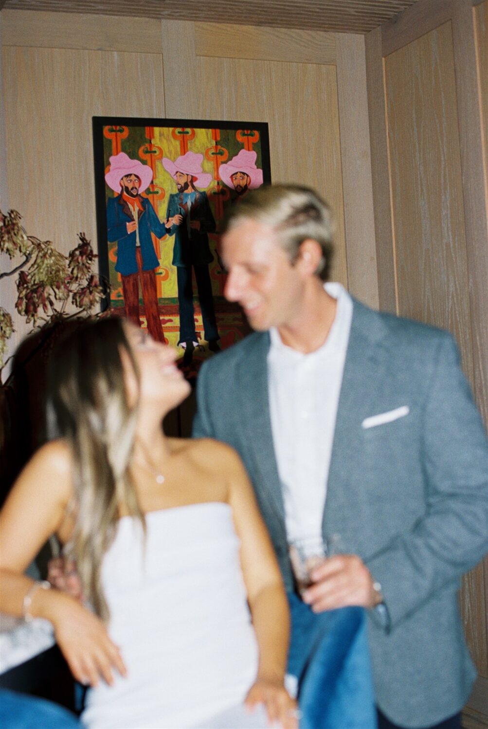 Downtown Nashville Bar Engagement Photos Nicole Kiser