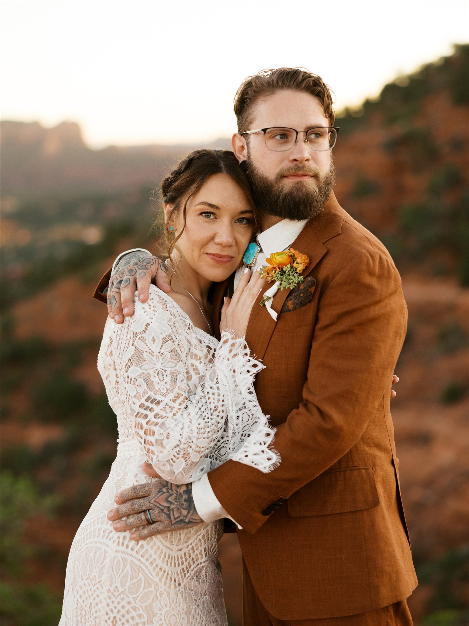 Boho Sedona Wedding in the Arizona Desert Nicole Kiser