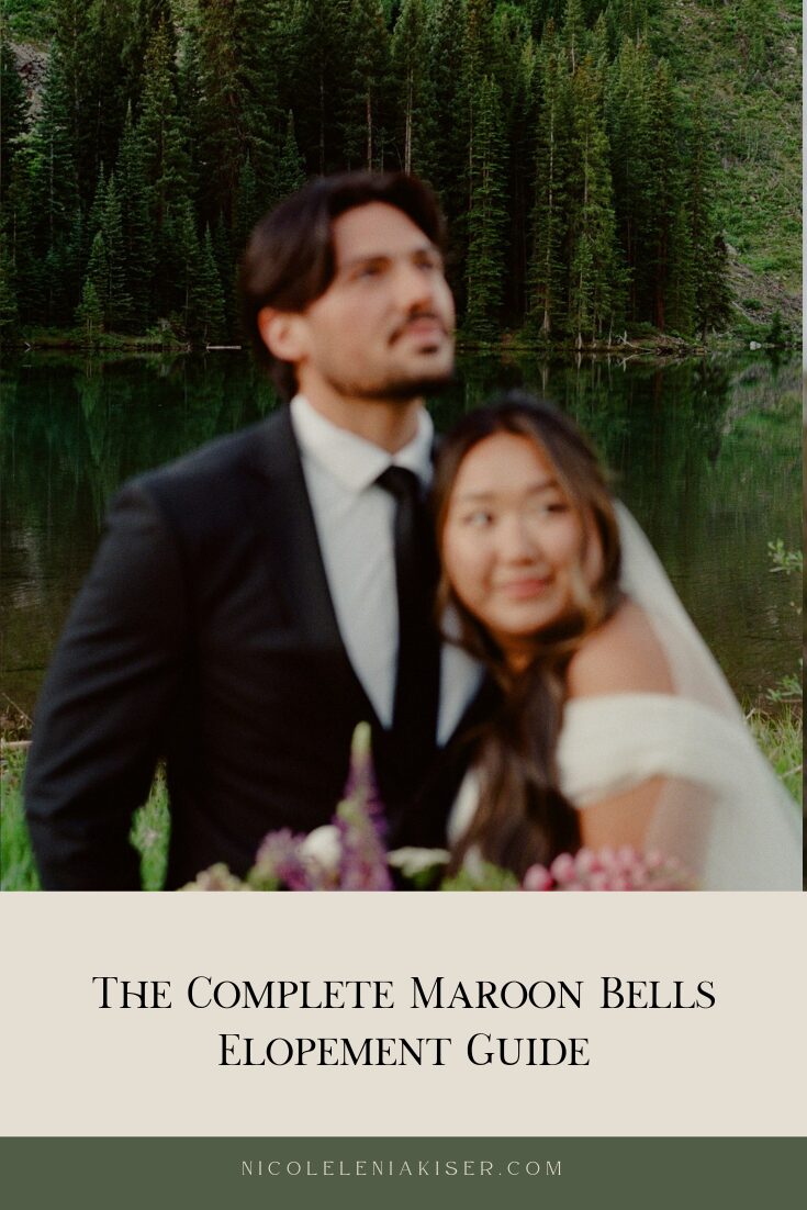 The complete Maroon Bells wedding & elopement guide by Aspen wedding photographer, Nicole Kiser.