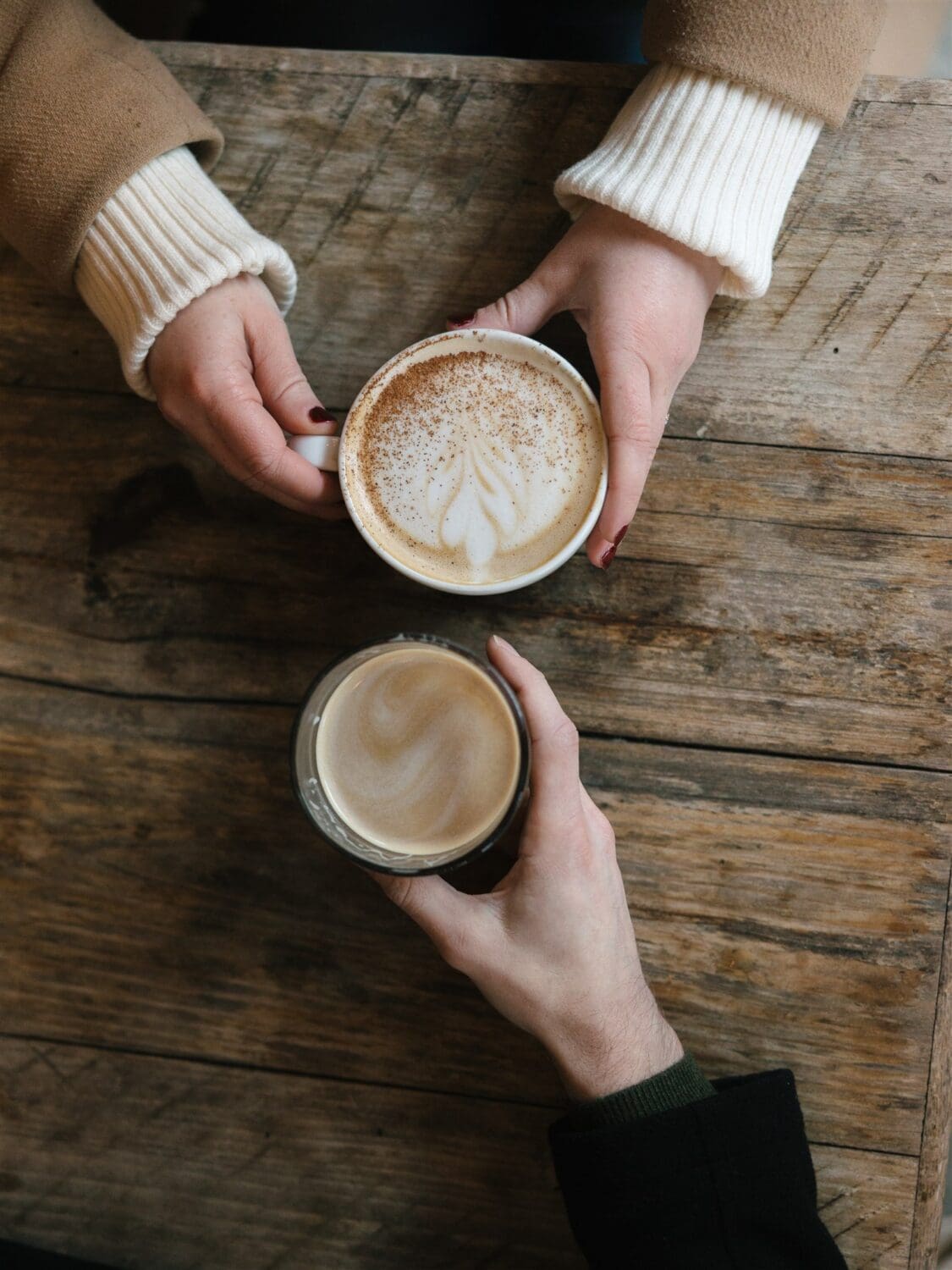 Engagement Session at coffee shop