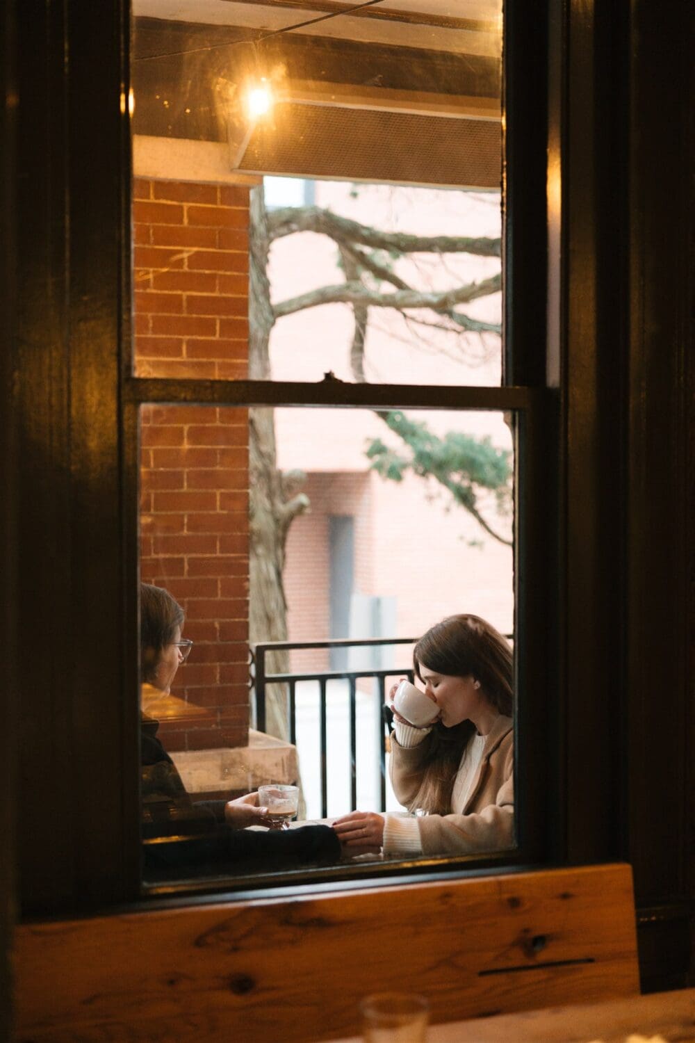 Engagement Session at coffee shop