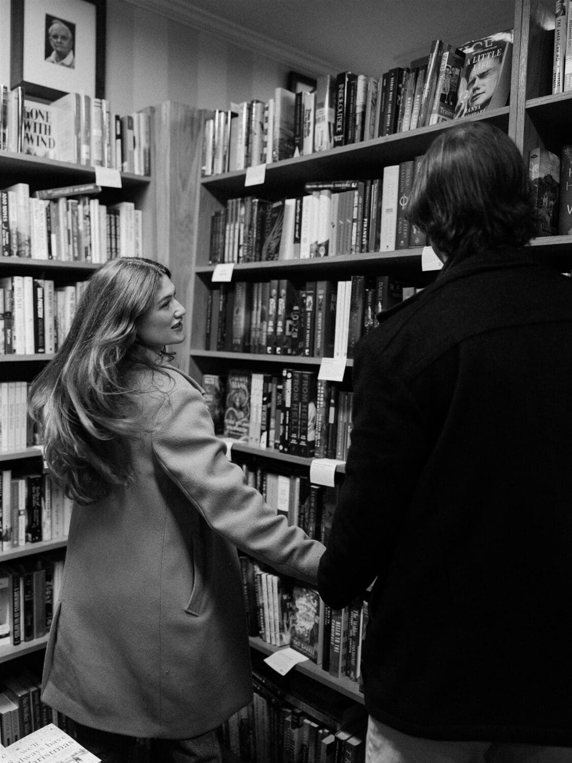Engagement Session at library downtown nasvhille