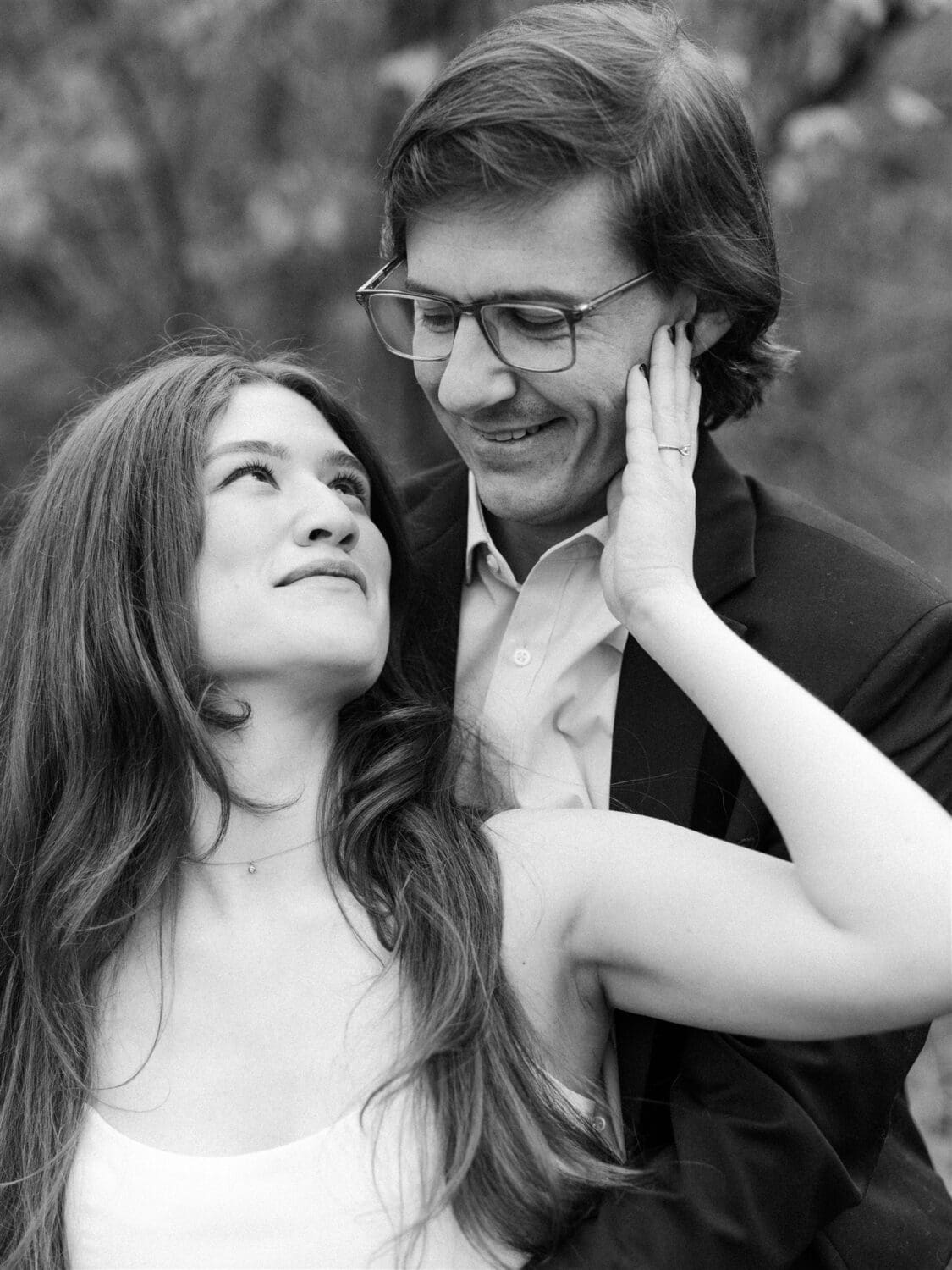 Winter Engagement Session in Downtown Nashville