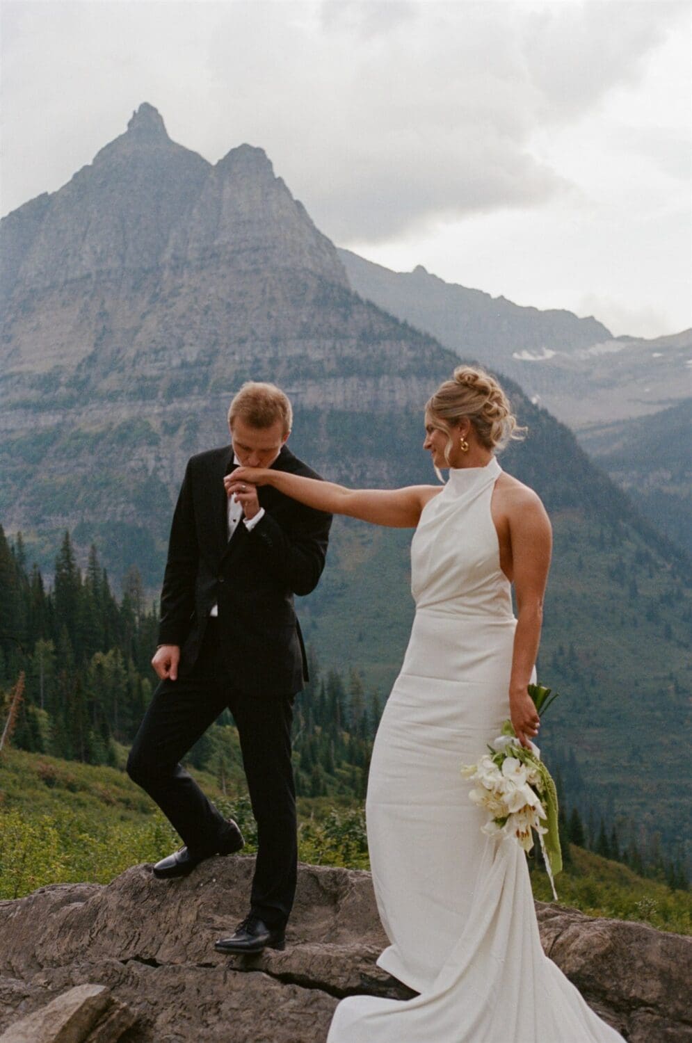 Luxury Whitefish Montana Wedding Weekend film photography