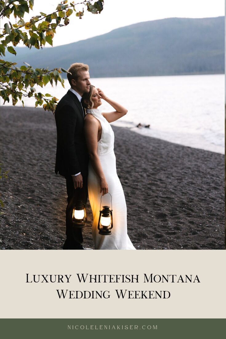 Luxury Whitefish Montana Wedding Weekend by Nicole Kiser Photography