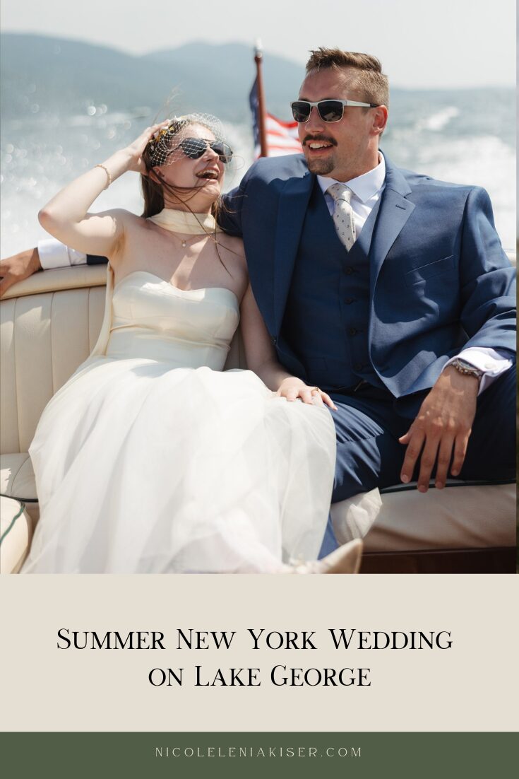 Summer New York Wedding on Lake George by Nicole Kiser Photography