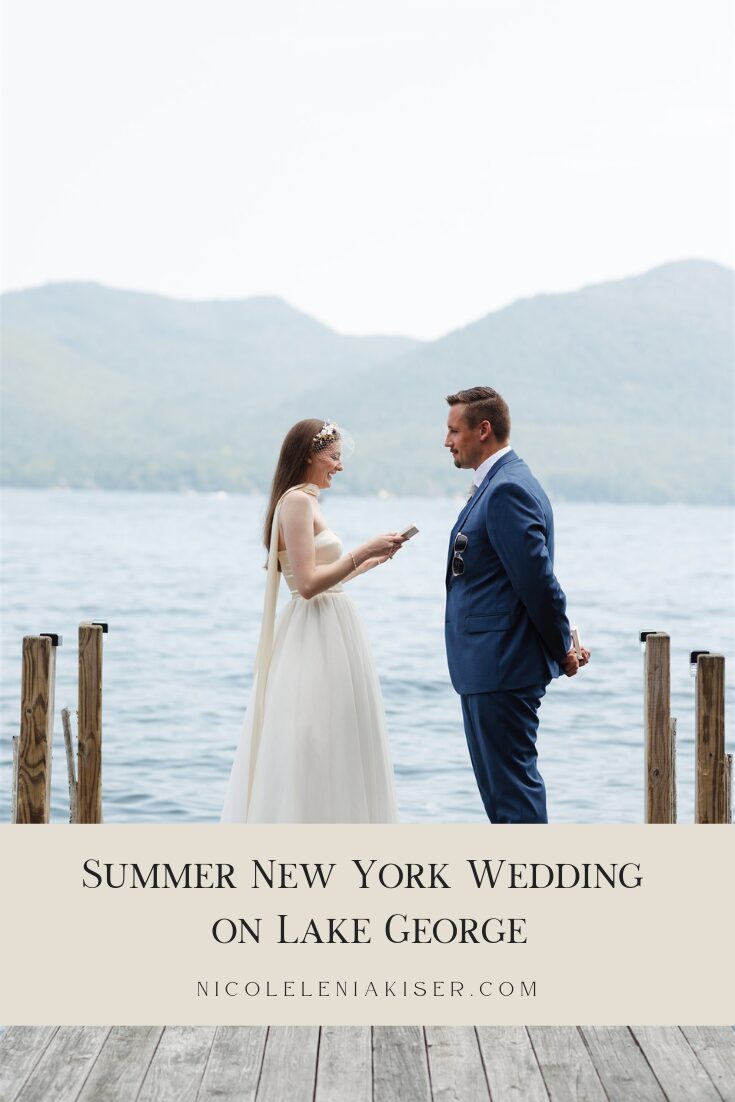 Summer New York Wedding on Lake George by Nicole Kiser Photography