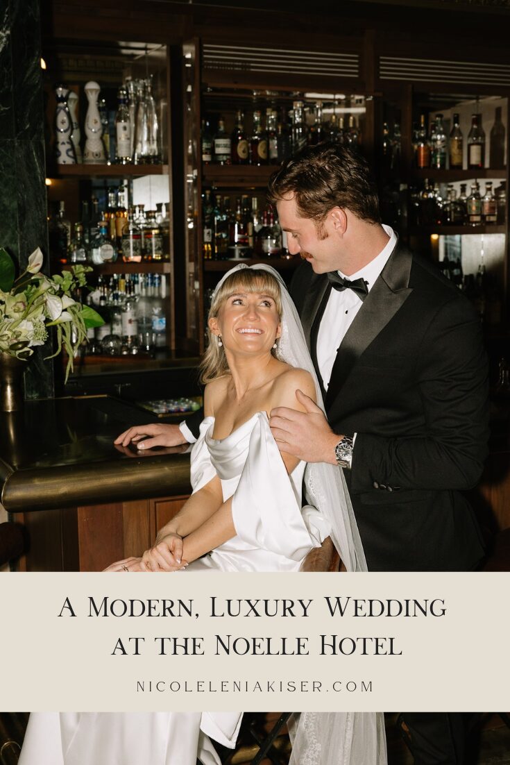 A Modern, Luxury Wedding at the Noelle Hotel by Nicole Kiser