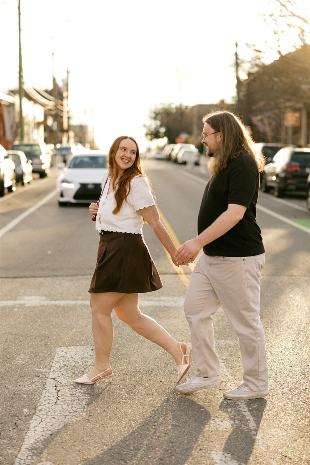 Spring Engagement at Mothers Ruin in Germantown