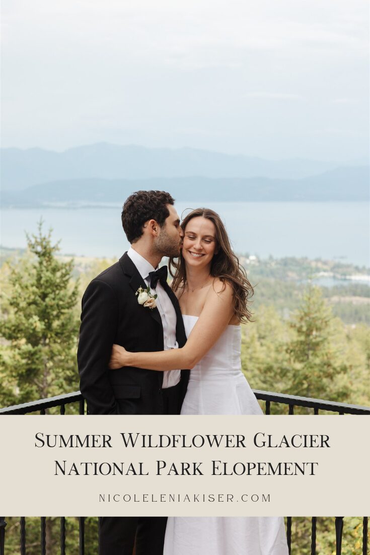 Summer Wildflower Glacier National Park Elopement