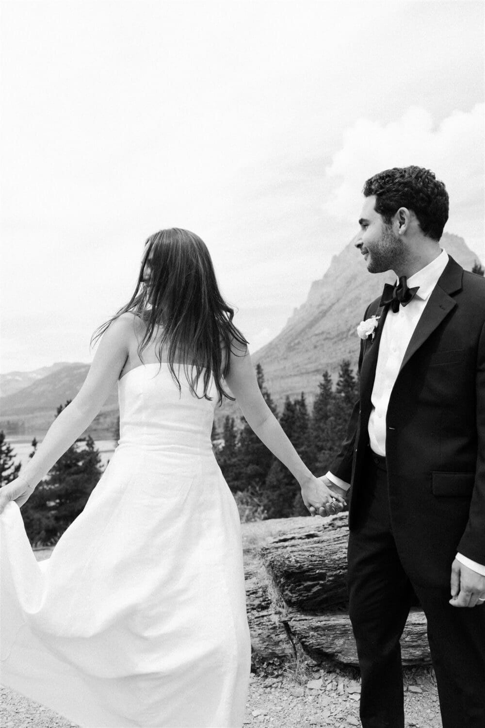 Summer Wildflower Glacier National Park Elopement