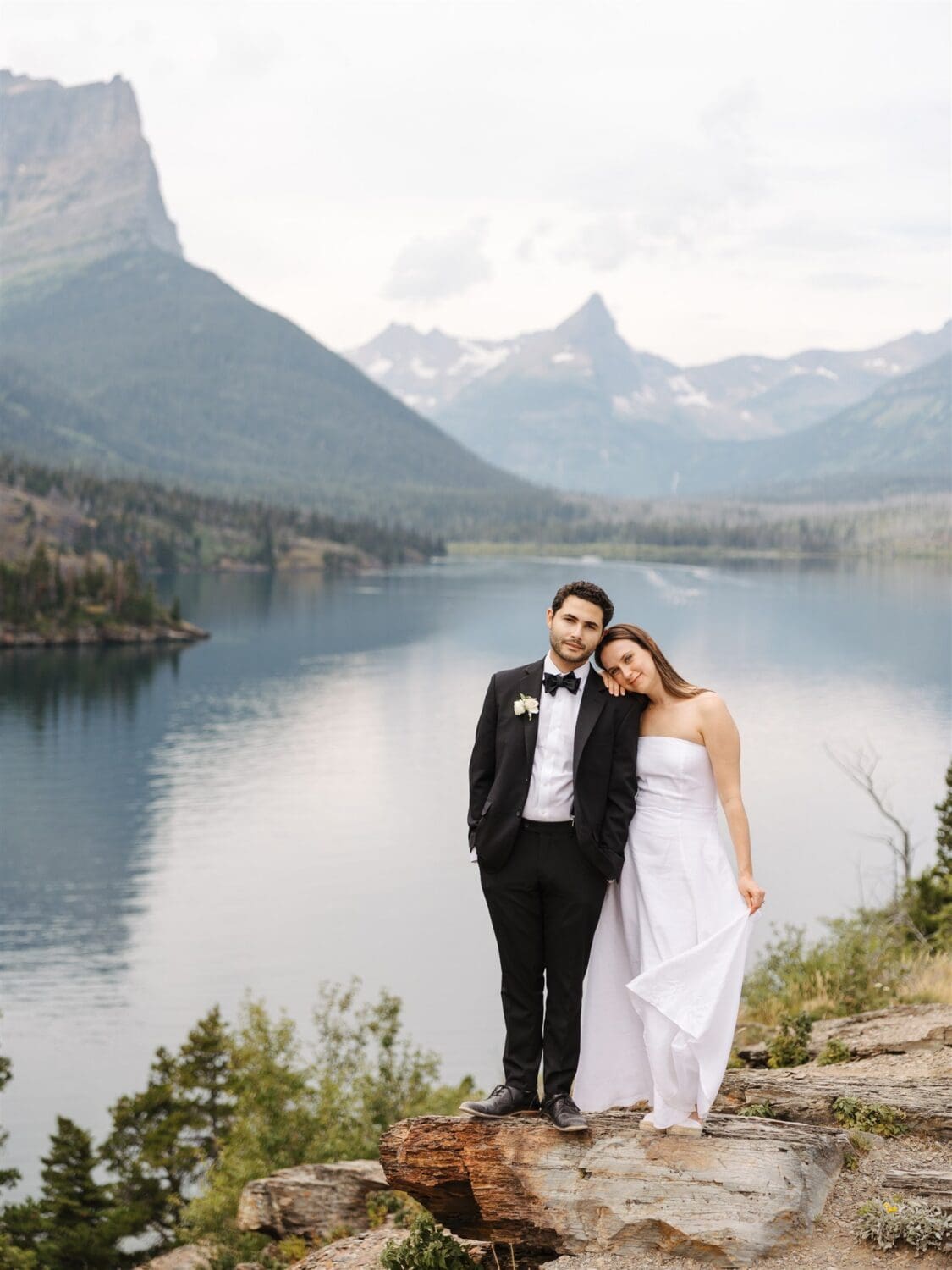 Summer Wildflower Glacier National Park Elopement