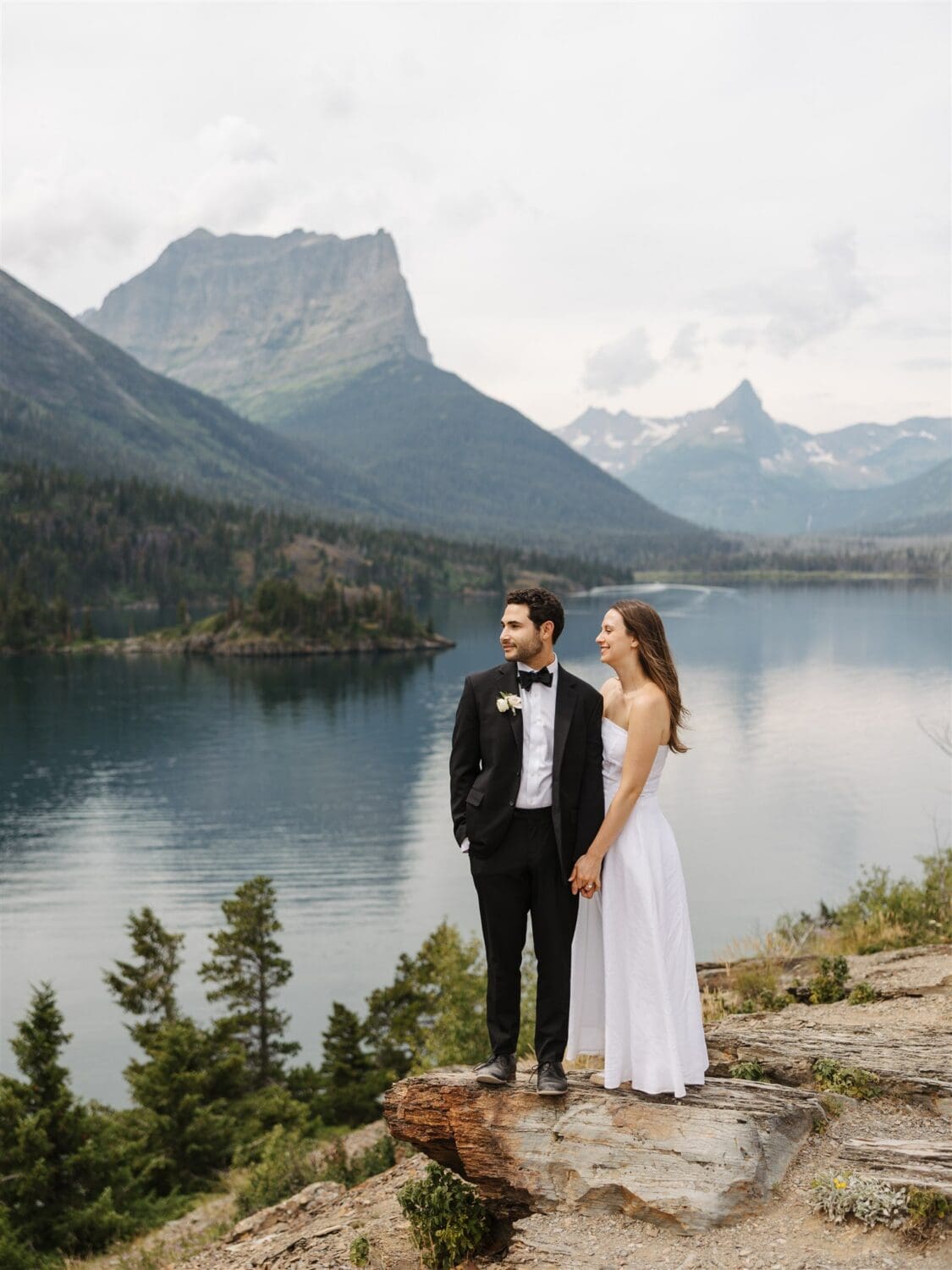 Summer Wildflower Glacier National Park Elopement