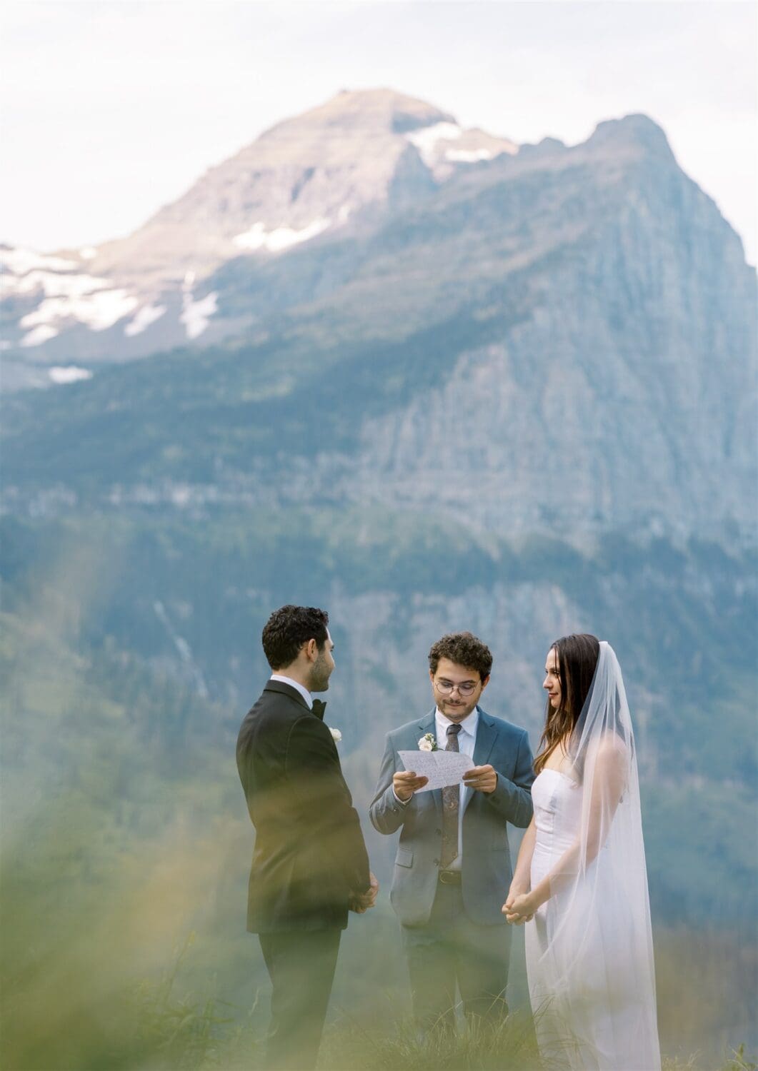 Summer Wildflower Glacier National Park Elopement