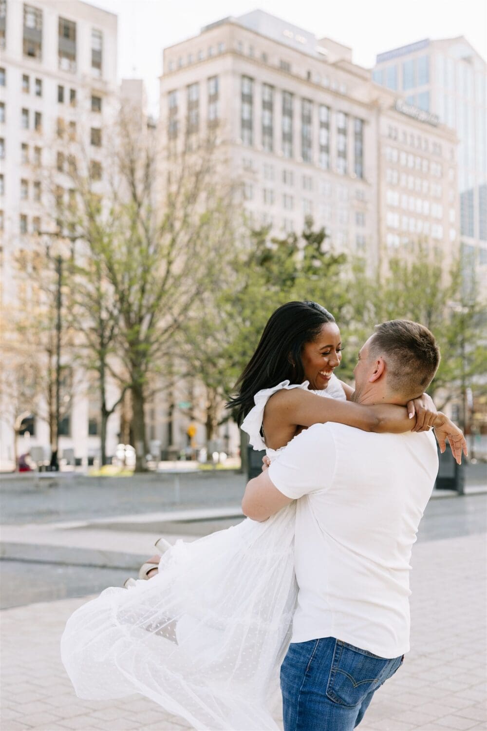 Luxury Downtown Nashville Engagement Session