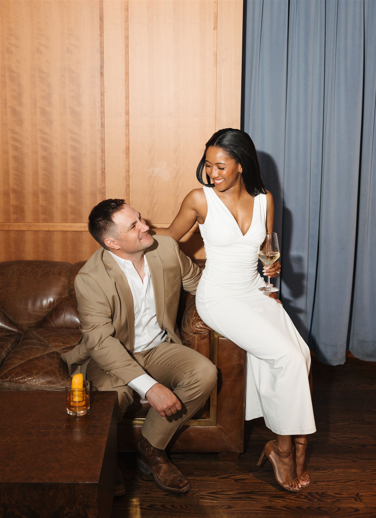 Luxury Downtown Nashville Engagement Session