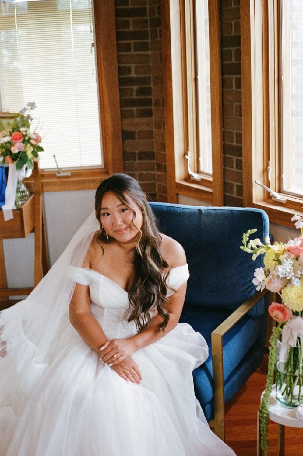 Bride getting ready photos