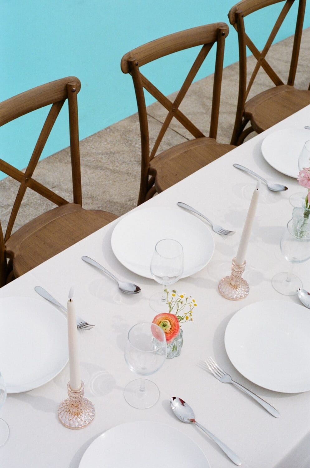 Backyard garden wedding Kentucky film photography