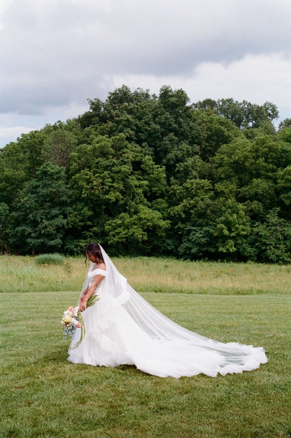 bride film photography