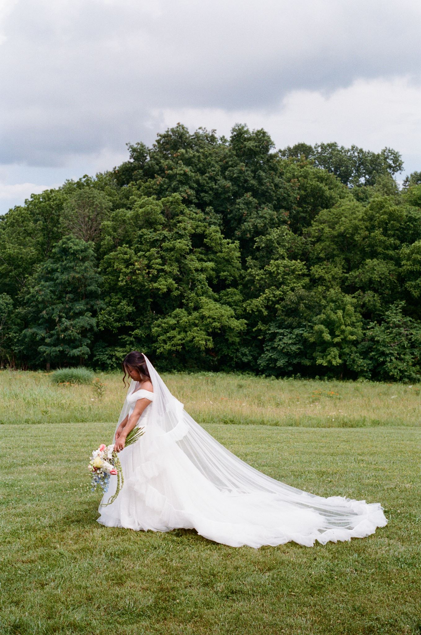 bride film photography
