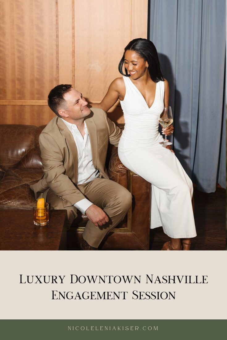 Luxury Downtown Nashville Engagement Session
